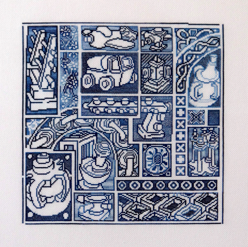 Sampler III, 2018 unframed